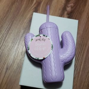 Pink Sky Cactus Sipper Cup